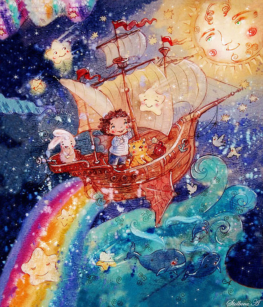Художник рисует сказки