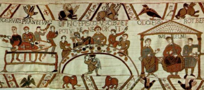 Фрагмент гобелена из Байё (Bayeux). 