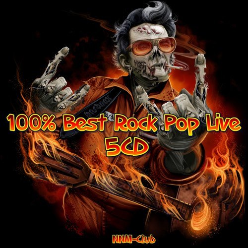 VA - 100% Best Rock Pop Live (5CD) (2020) CD-4